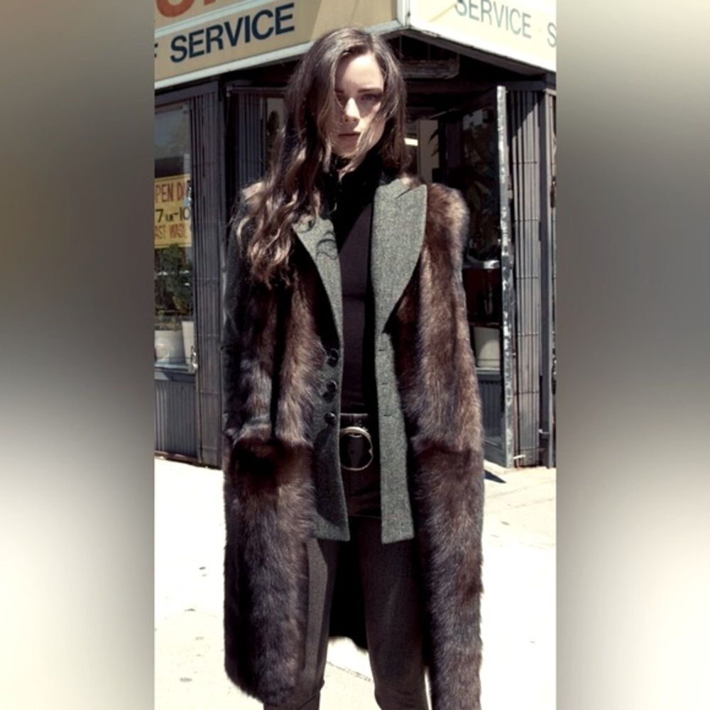 Ralph Lauren Collection * 2010 Sable Brown Lamb Shearling Gilet Silvie Vest - Picture 10 of 17